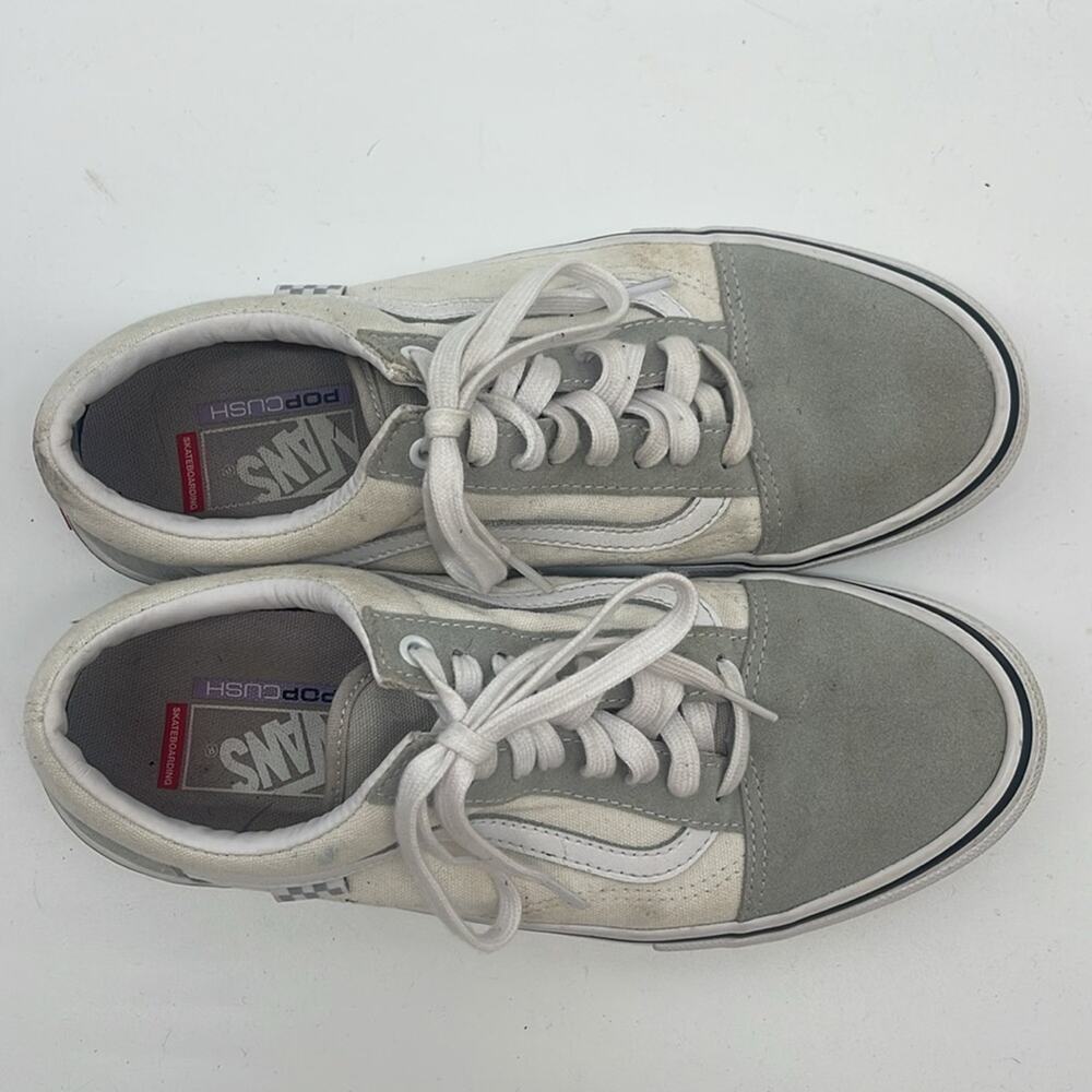 VANS Old Skool low top suede canvas skateboard skater sneakers sz 10 - Picture 4 of 5